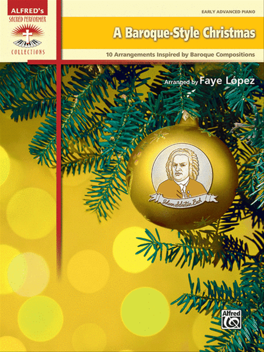 A Baroque-Style Christmas Piano Solo scores gallery preview page 1