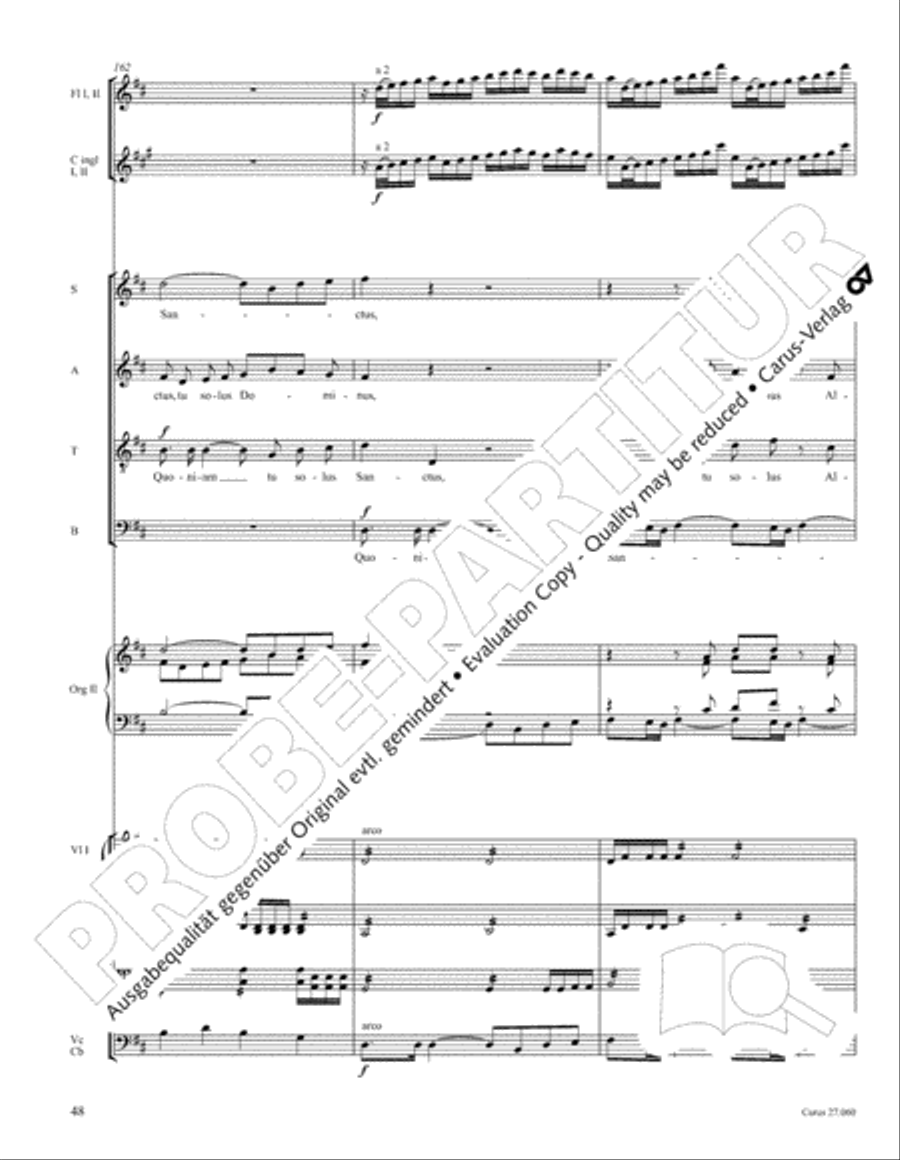 Messe a quatre voix 4-Part scores gallery preview page 59