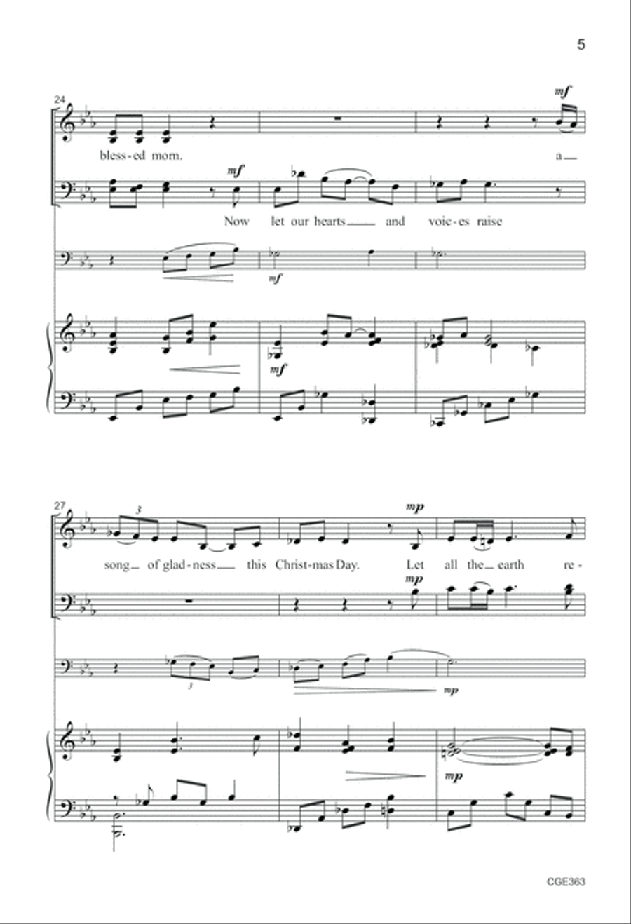 The Wexford Carol - SATB 4-Part scores gallery preview page 5