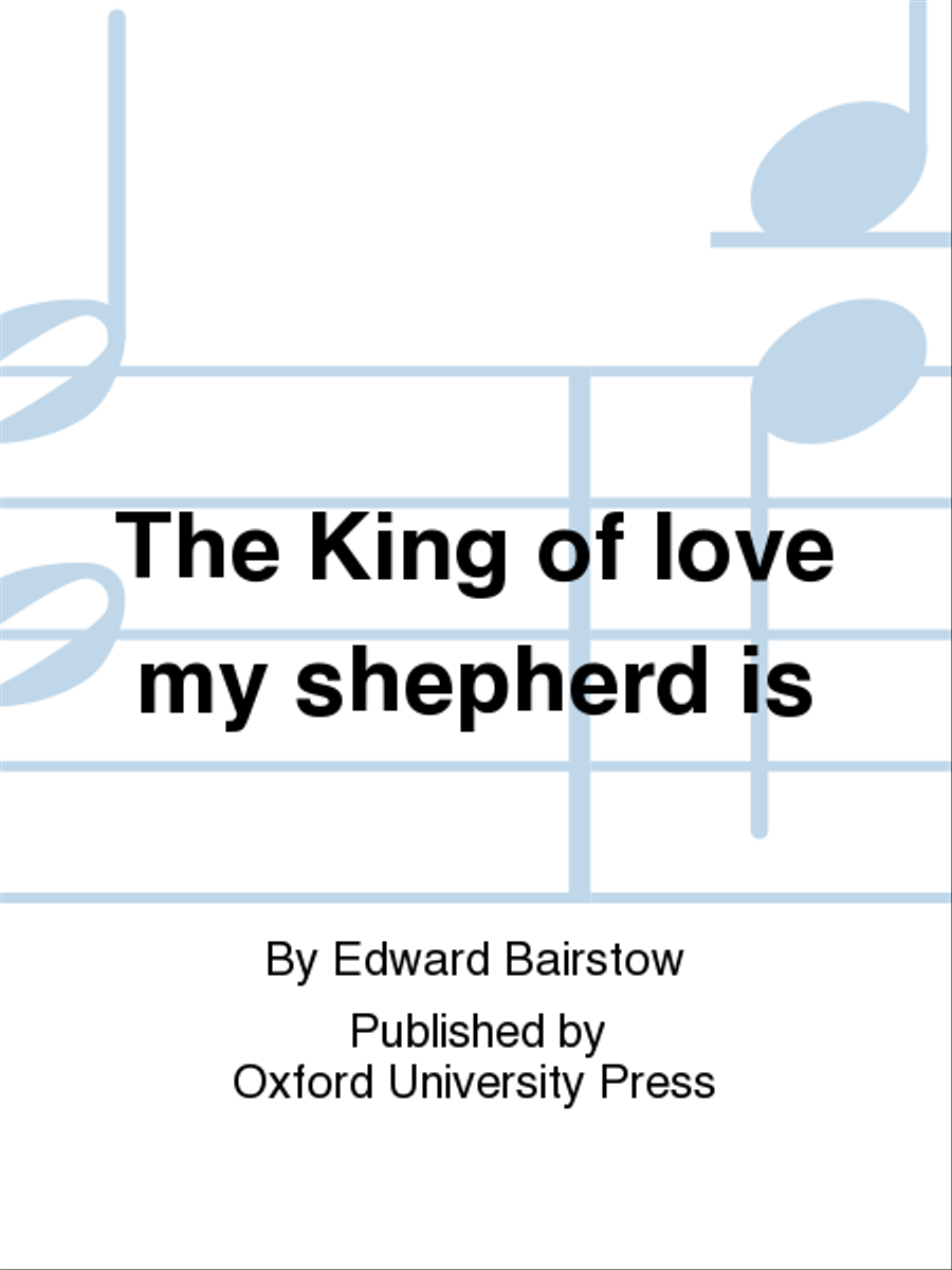 The King of love my shepherd is 4-Part scores gallery preview page 1