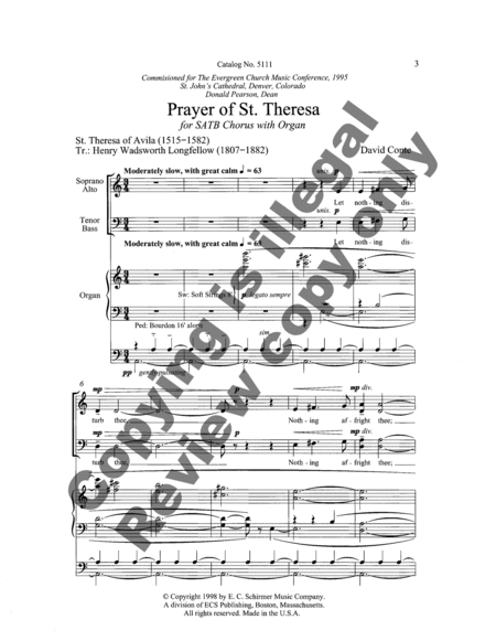Prayer of St. Theresa image number null