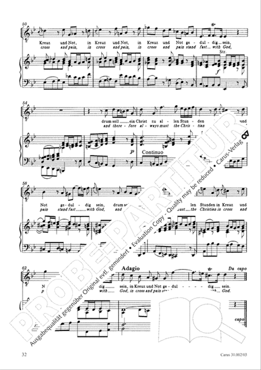 O God, from heaven look on us (Ach Gott, vom Himmel sieh darein) ATB scores gallery preview page 33