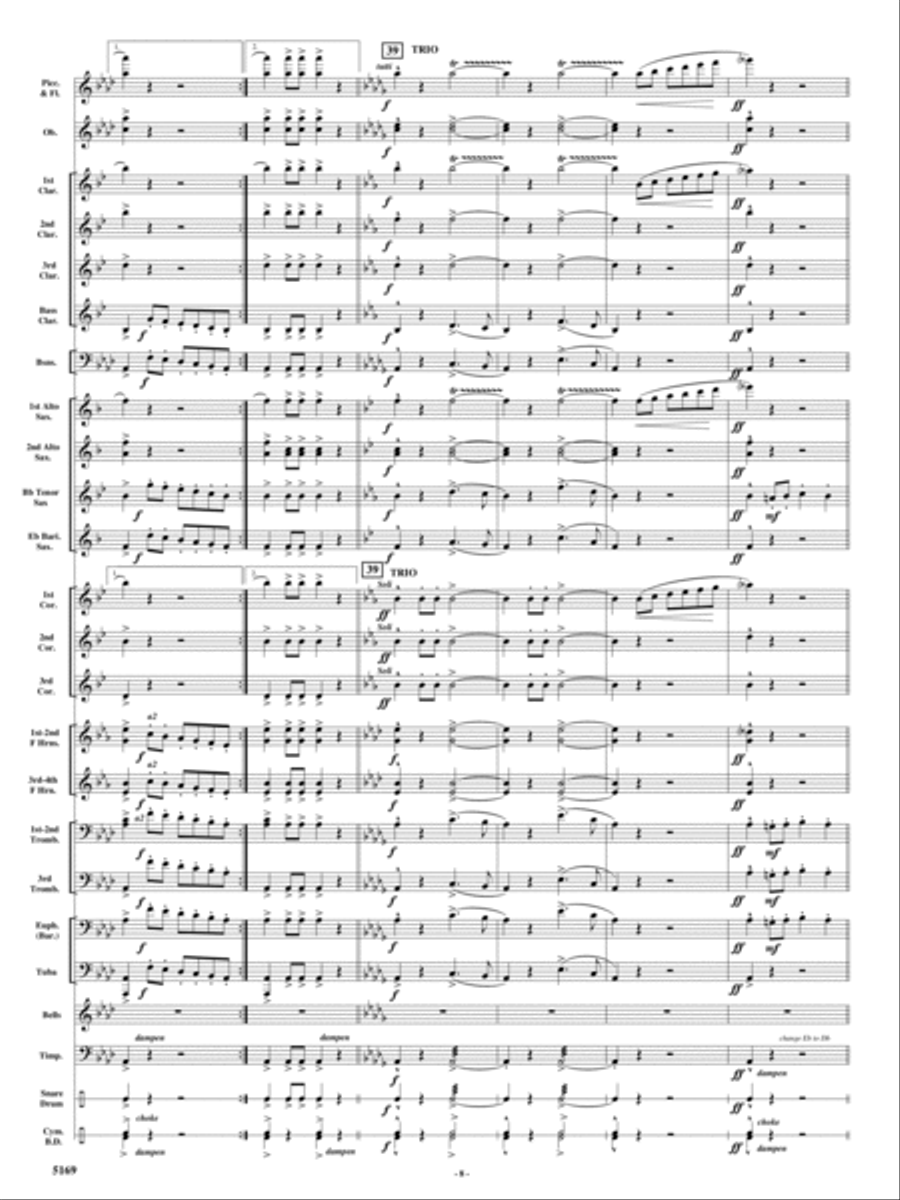 Rolling Thunder Concert Band scores gallery preview page 7