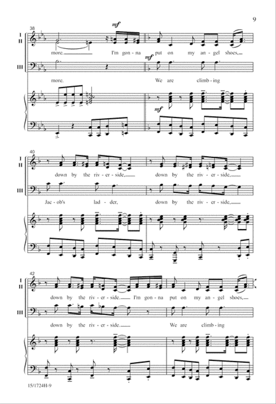 Spiritual Jubilee Spiritual Jubilee 3-Part scores gallery preview page 10