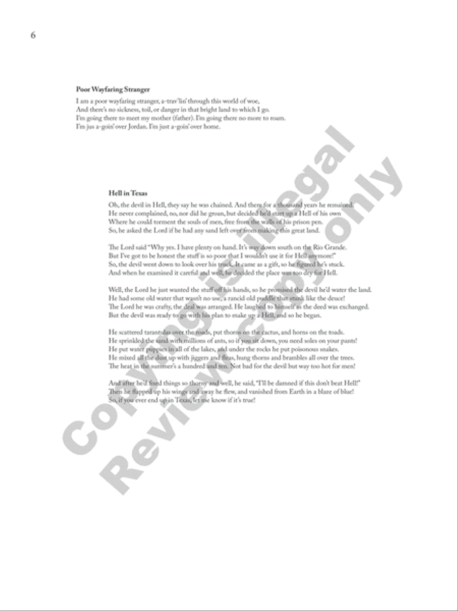 American Folk Set Low Voice scores gallery preview page 28
