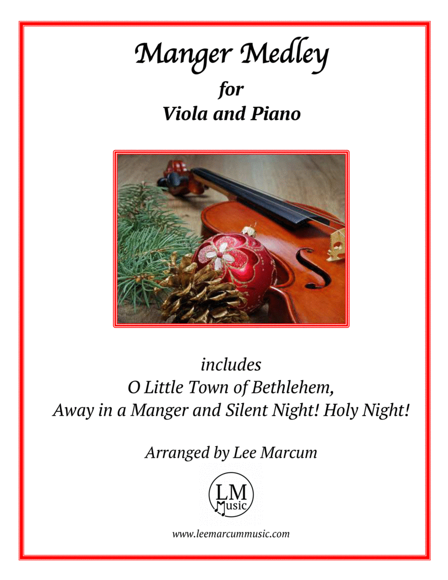 Manger Medley - Viola Viola scores gallery preview page 1
