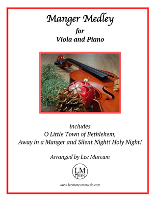 Book cover for Manger Medley - Viola