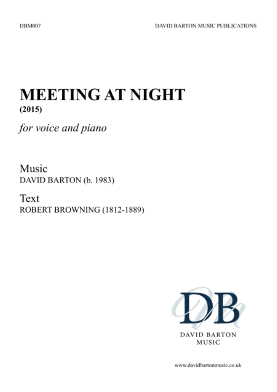 Meeting at Night Voice scores gallery preview page 1
