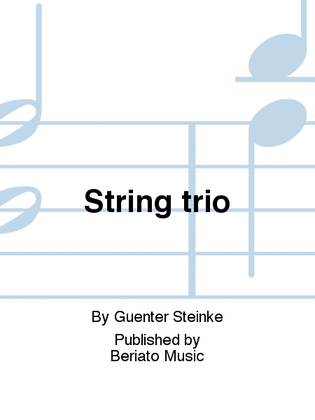 Book cover for String trio