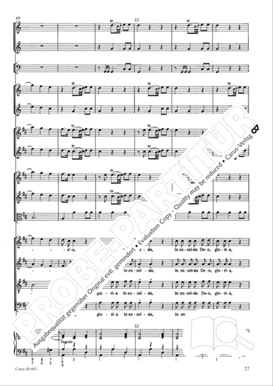 Mass in D minor (Missa in d) ATB scores gallery preview page 43