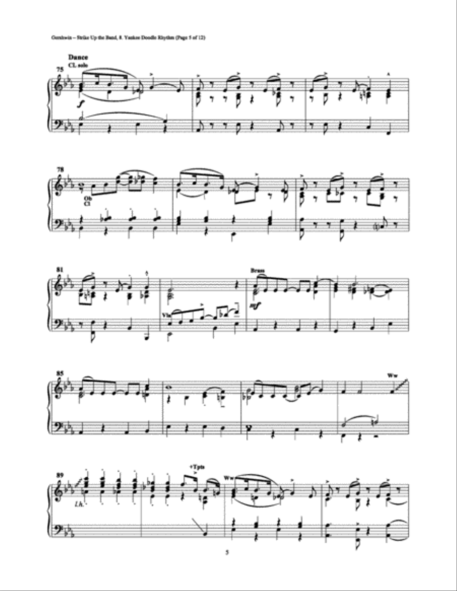 Yankee Doodle Rhythm Piano, Vocal, Guitar scores gallery preview page 5
