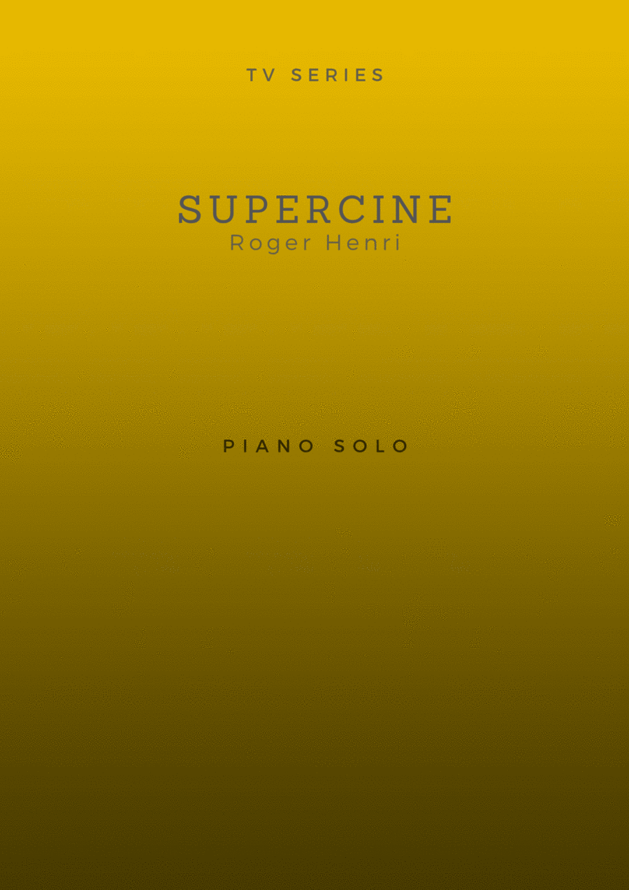 Super Cine (abertura) Piano Solo scores gallery preview page 1
