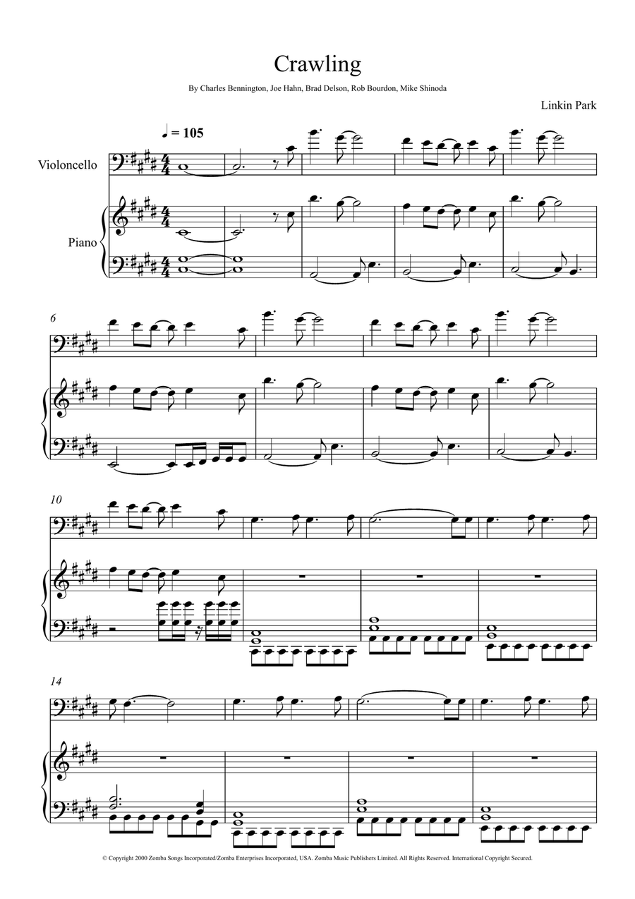 Crawling Crawling Small Ensemble scores gallery preview page 1