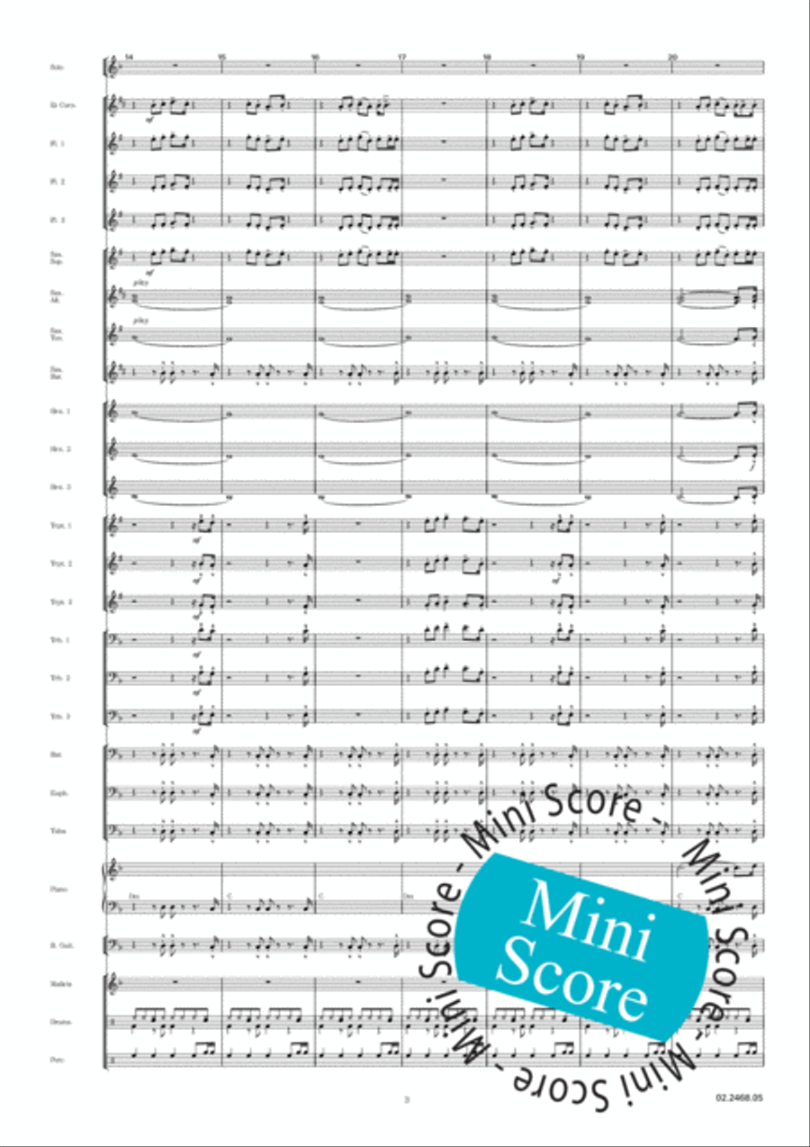 Gloria Estafette Big Band scores gallery preview page 7