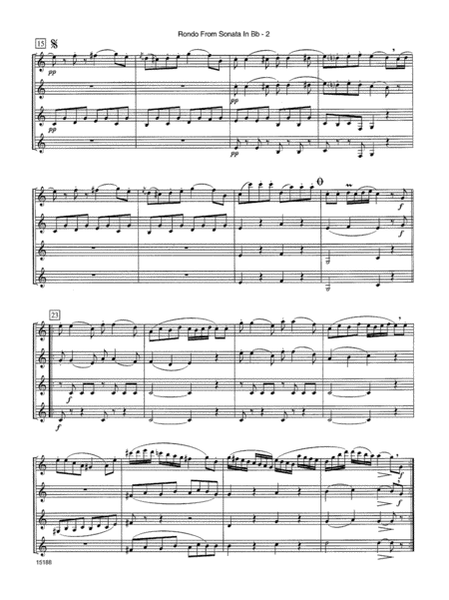 Rondo From Sonata In Bb (K.570)