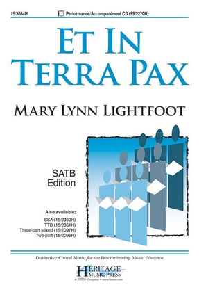 Book cover for Et In Terra Pax