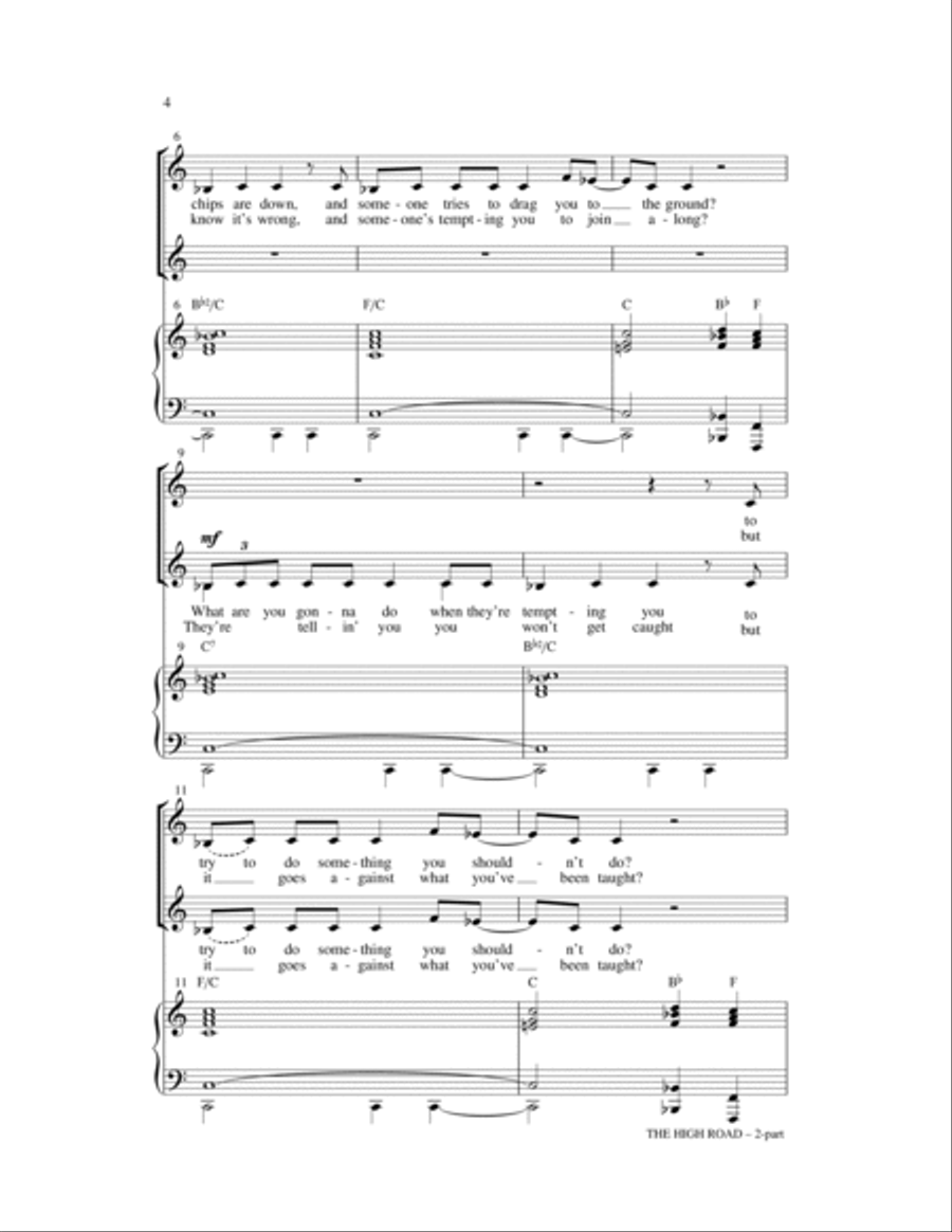 The High Road 2-Part scores gallery preview page 2