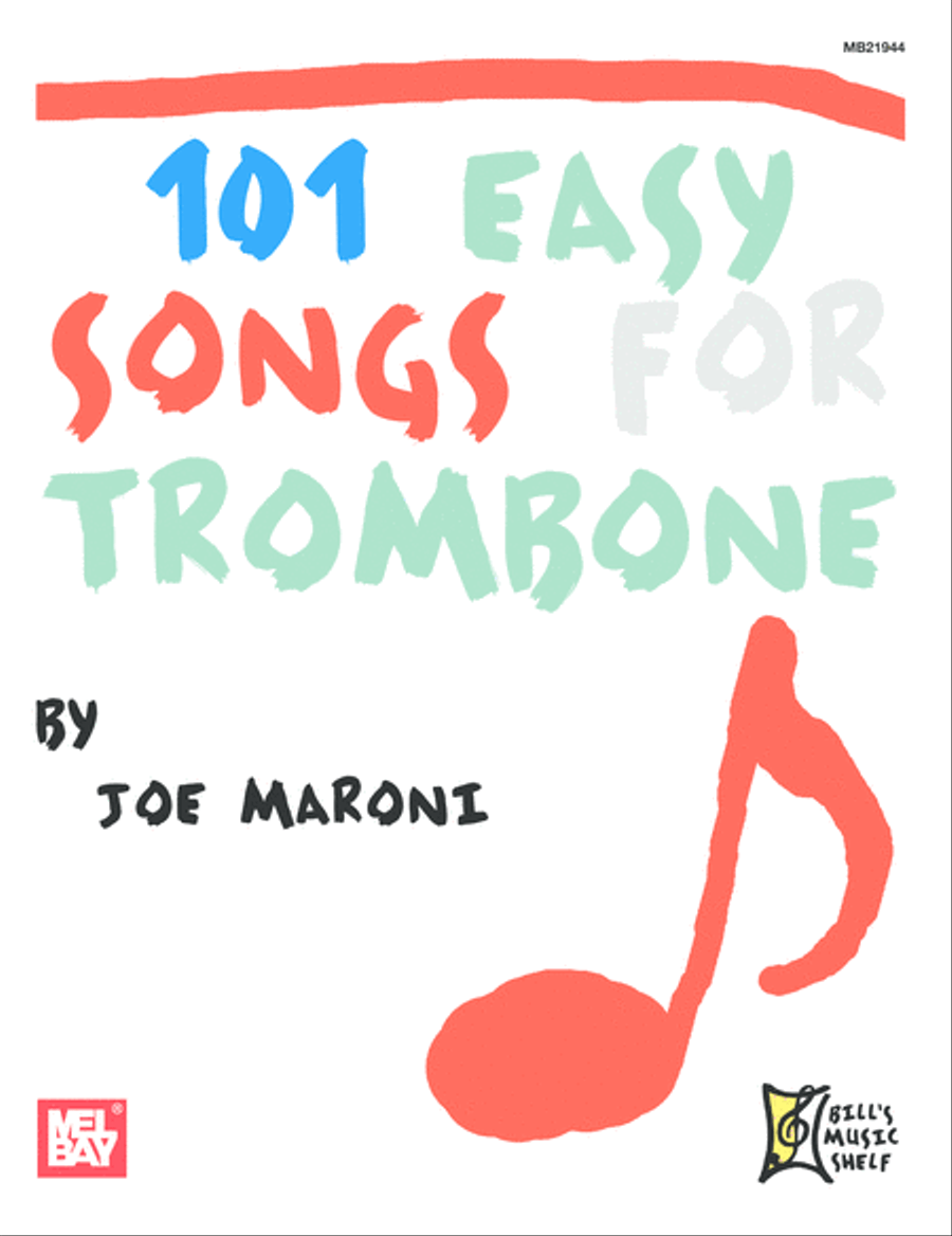 101 Easy Songs for Trombone Trombone Solo scores gallery preview page 1