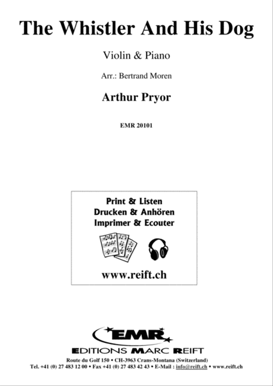 The Whistler And His Dog Violin Solo scores gallery preview page 2