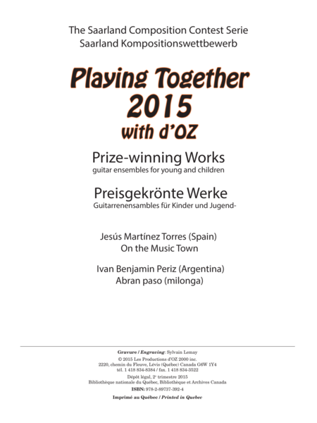 Playing Together 2015 with d’OZ