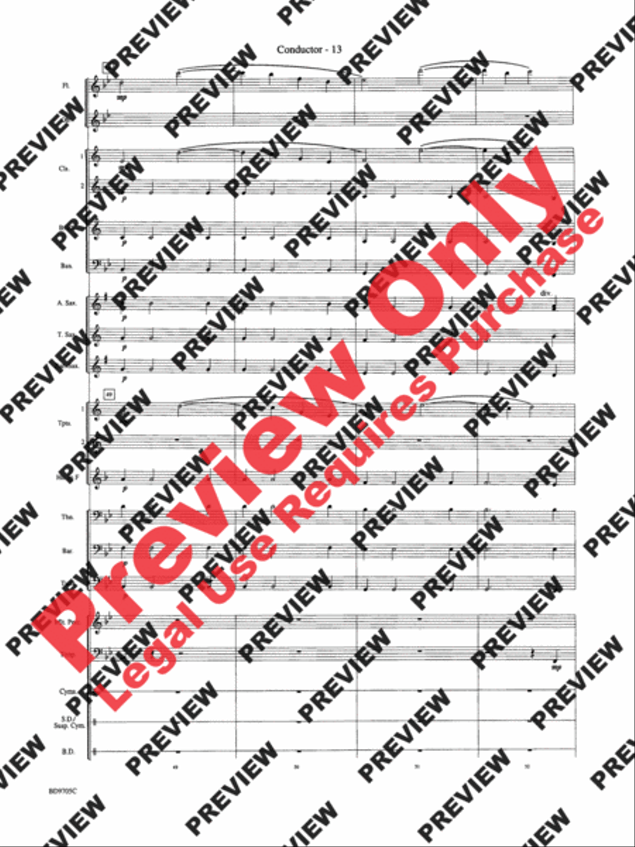 High Sierras High Sierras Concert Band scores gallery preview page 15