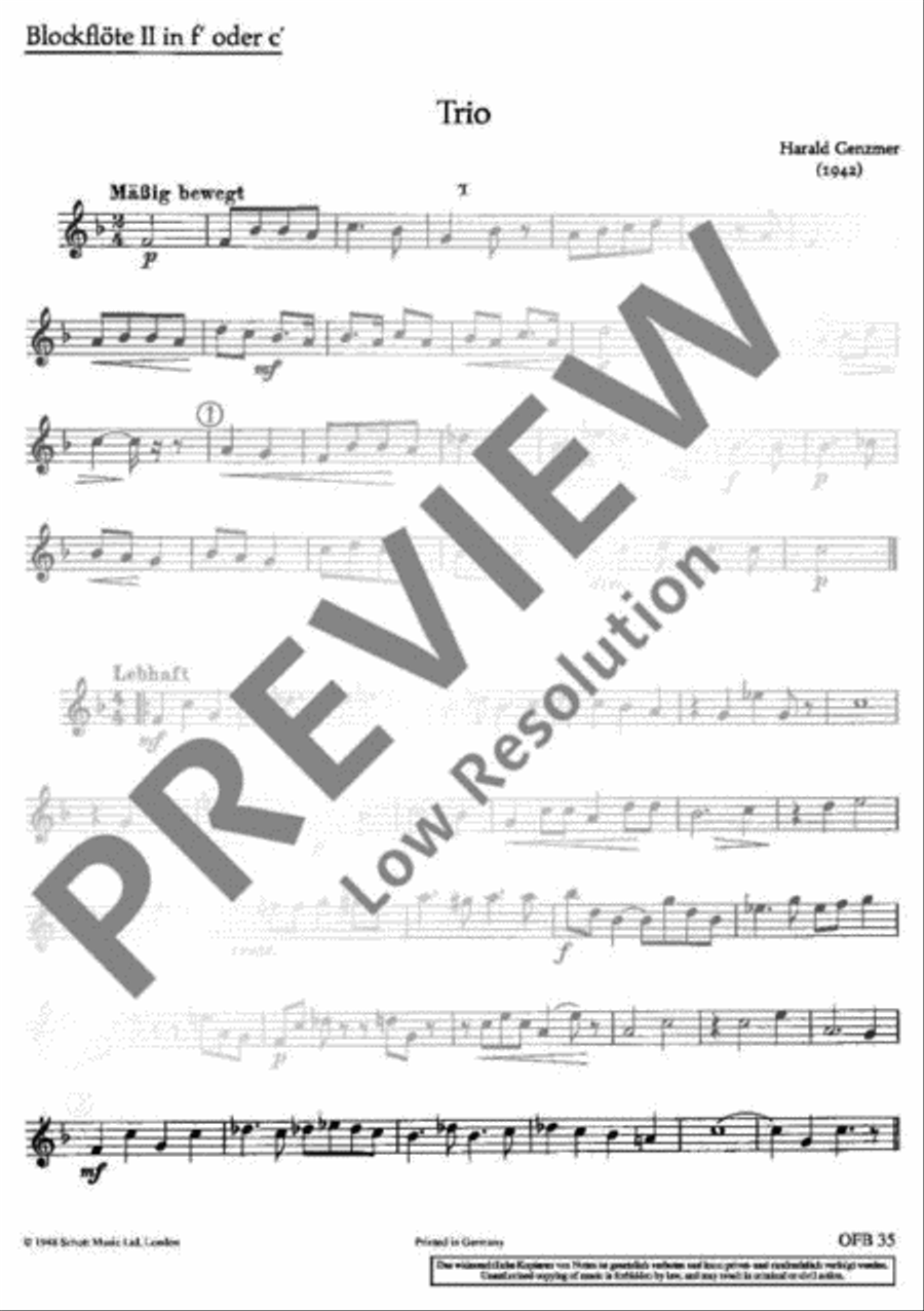 Trio Recorder scores gallery preview page 16