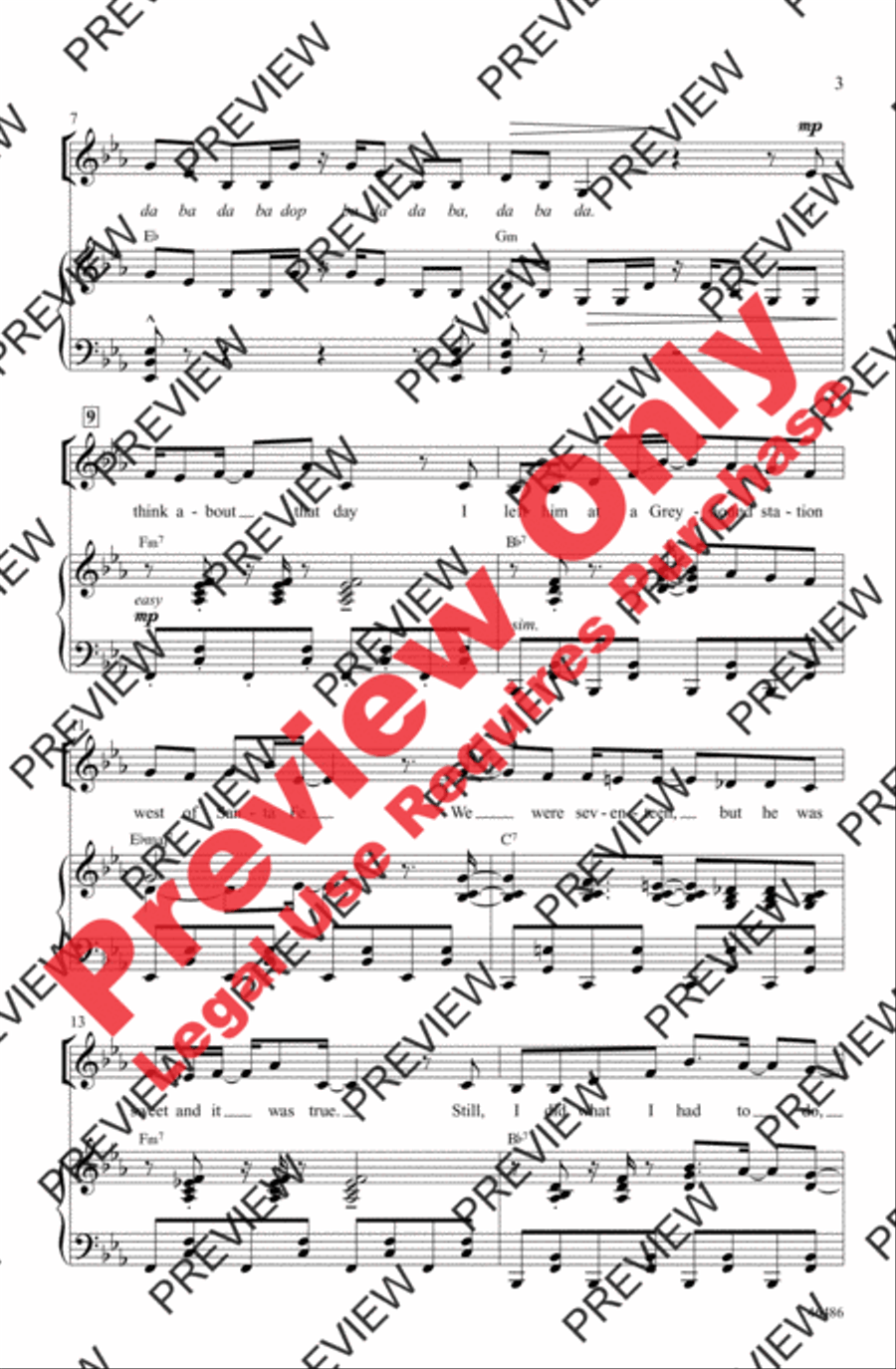 Another Day of Sun 3-Part scores gallery preview page 3