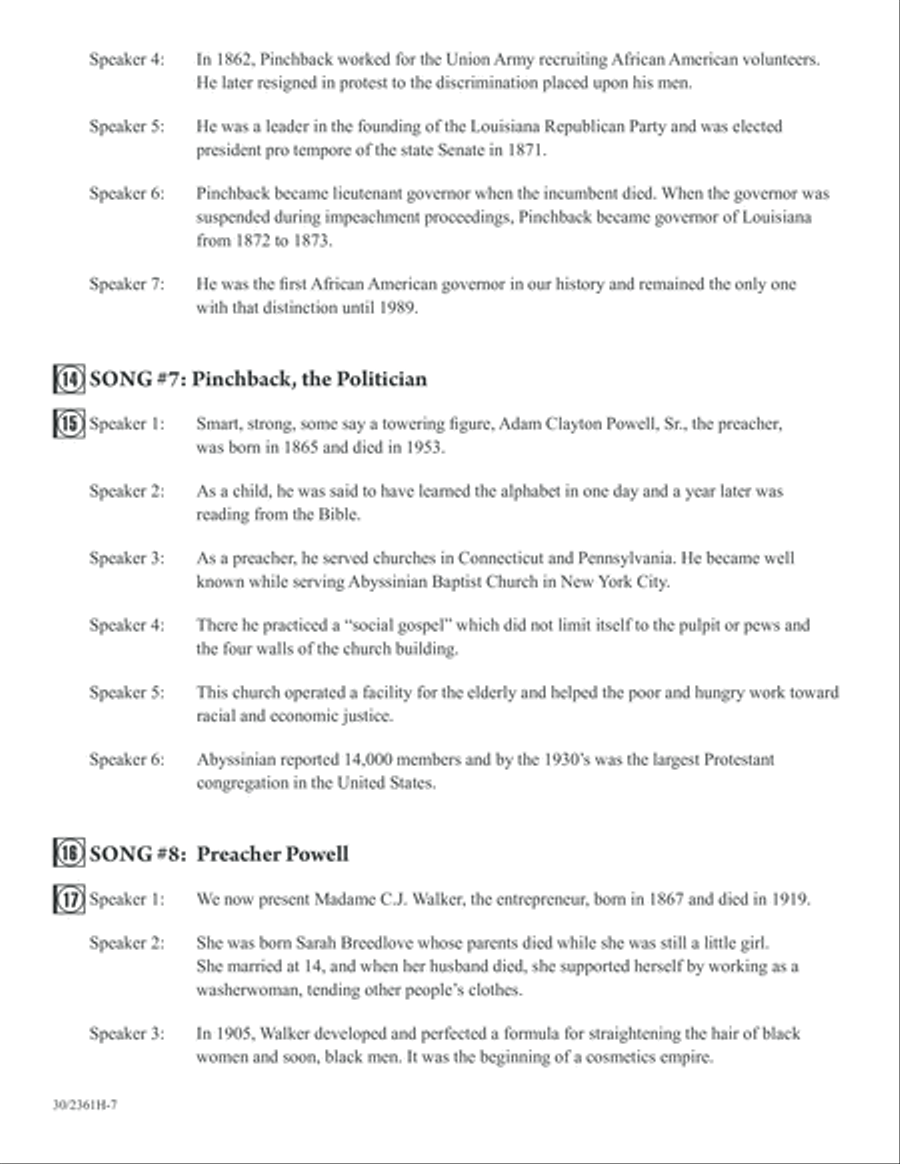 Ten Who Counted 2-Part scores gallery preview page 8