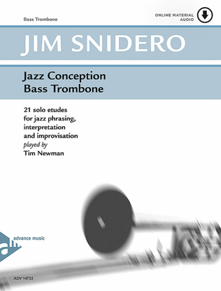 Book cover for Jazz Conception for Trombone