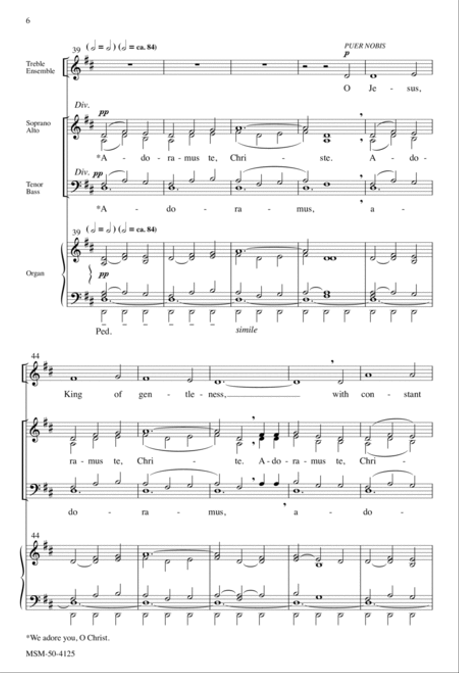That Easter Day with Joy Was Bright 4-Part scores gallery preview page 6