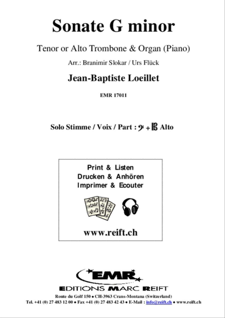 Sonate G Minor Organ scores gallery preview page 2