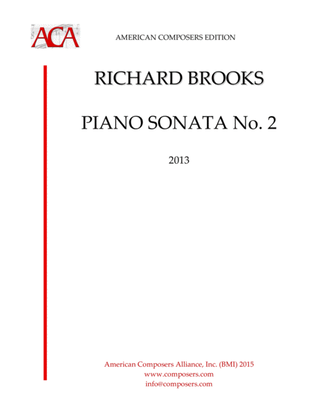 Book cover for [Brooks] Piano Sonata No. 2