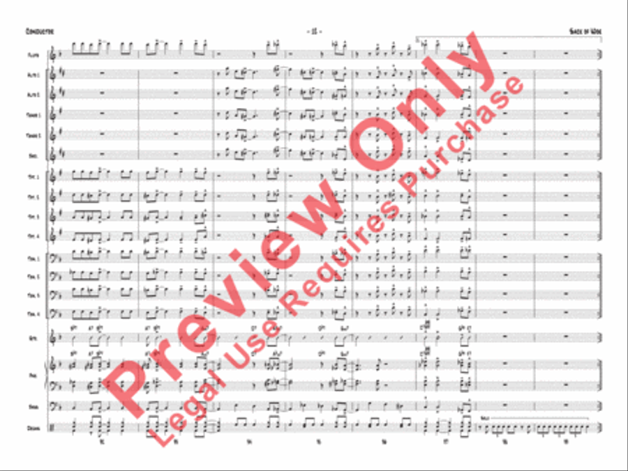 Sack of Woe Jazz Ensemble scores gallery preview page 15