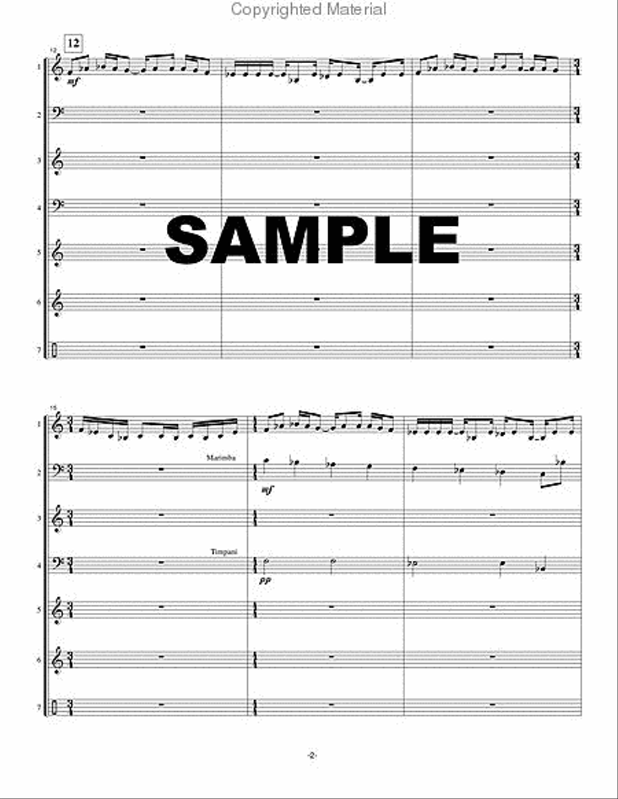 Teamwork Teamwork Percussion Ensemble scores gallery preview page 3