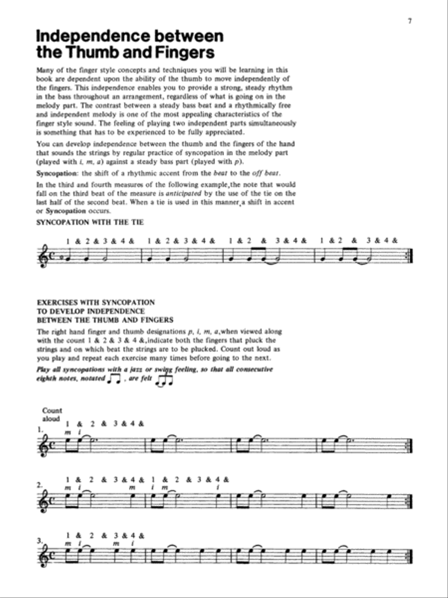 Concepts: Arranging For Fingerstyle Guitar Electric Guitar scores gallery preview page 4