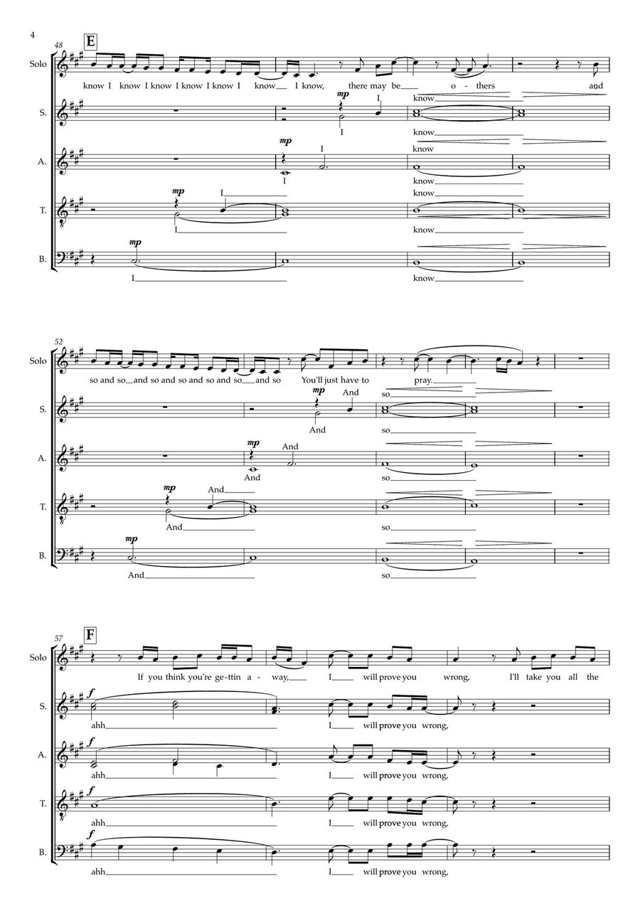 Murder On The Dancefloor Murder On The Dancefloor 4-Part scores gallery preview page 4