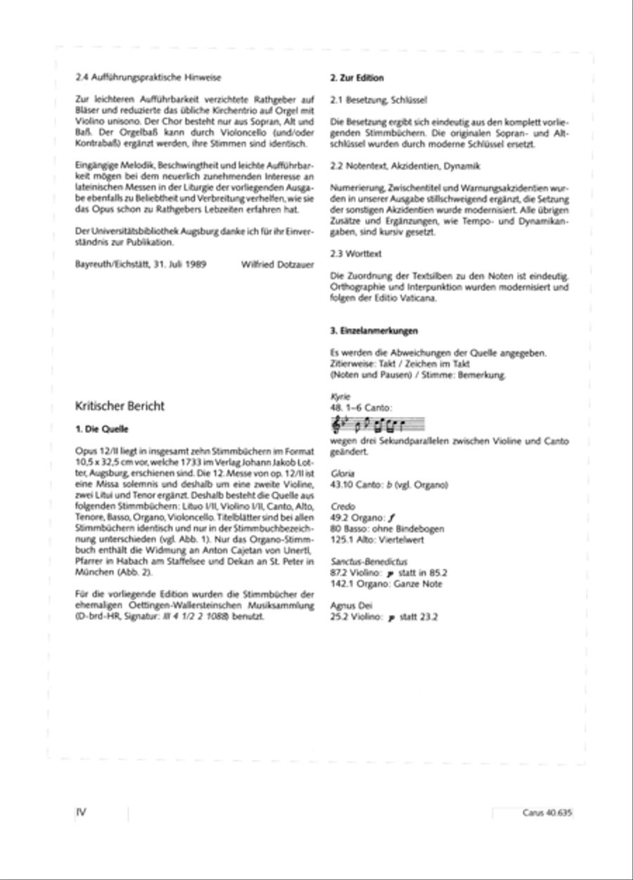 Missa civilis in B 3-Part scores gallery preview page 5