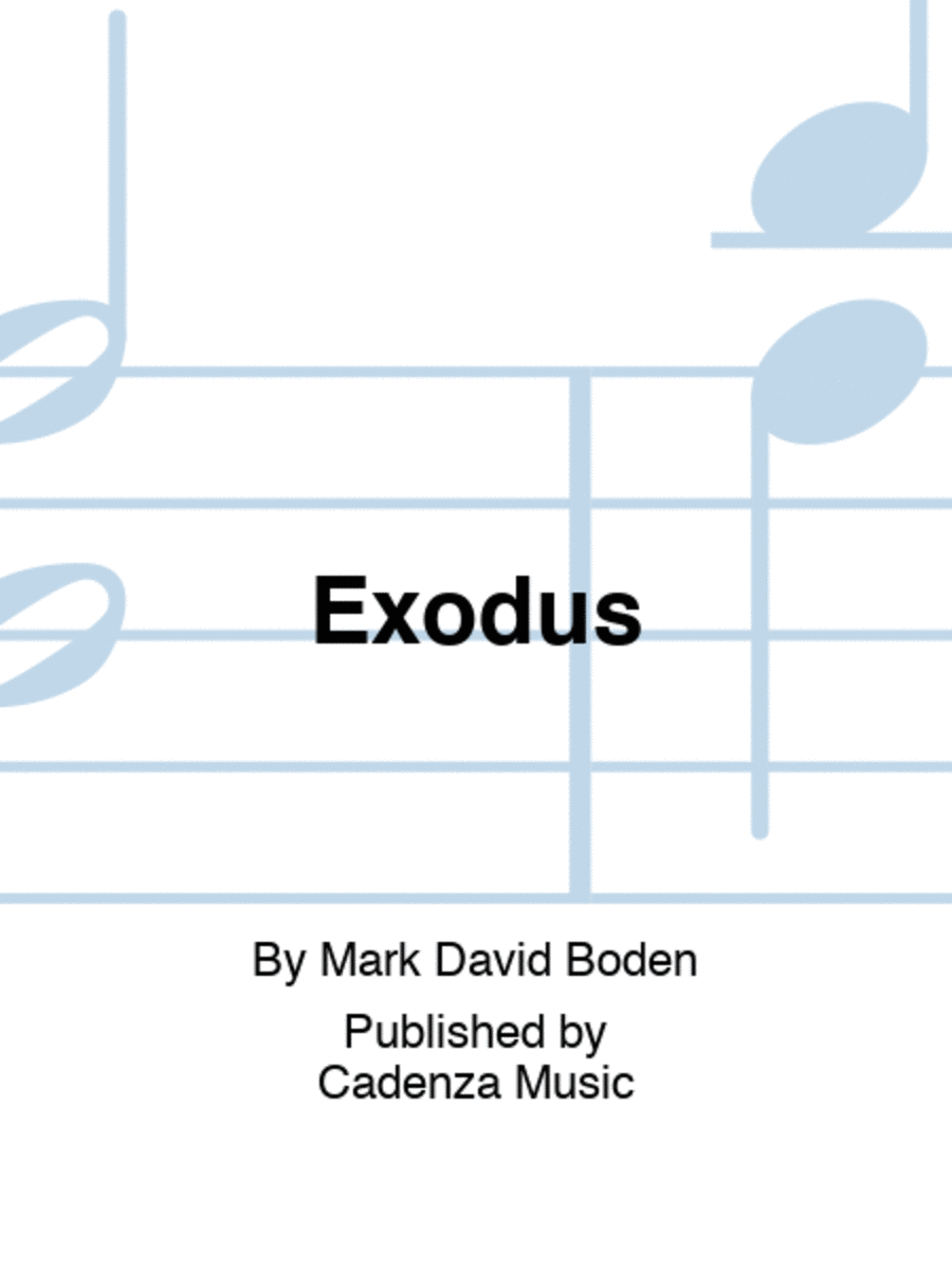 Exodus Score scores gallery preview page 1