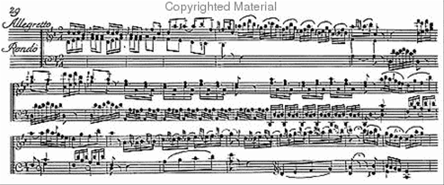 Six harpsichord sonatas - Florence (undated = 1780, publ.1783) Harpsichord scores gallery preview page 3