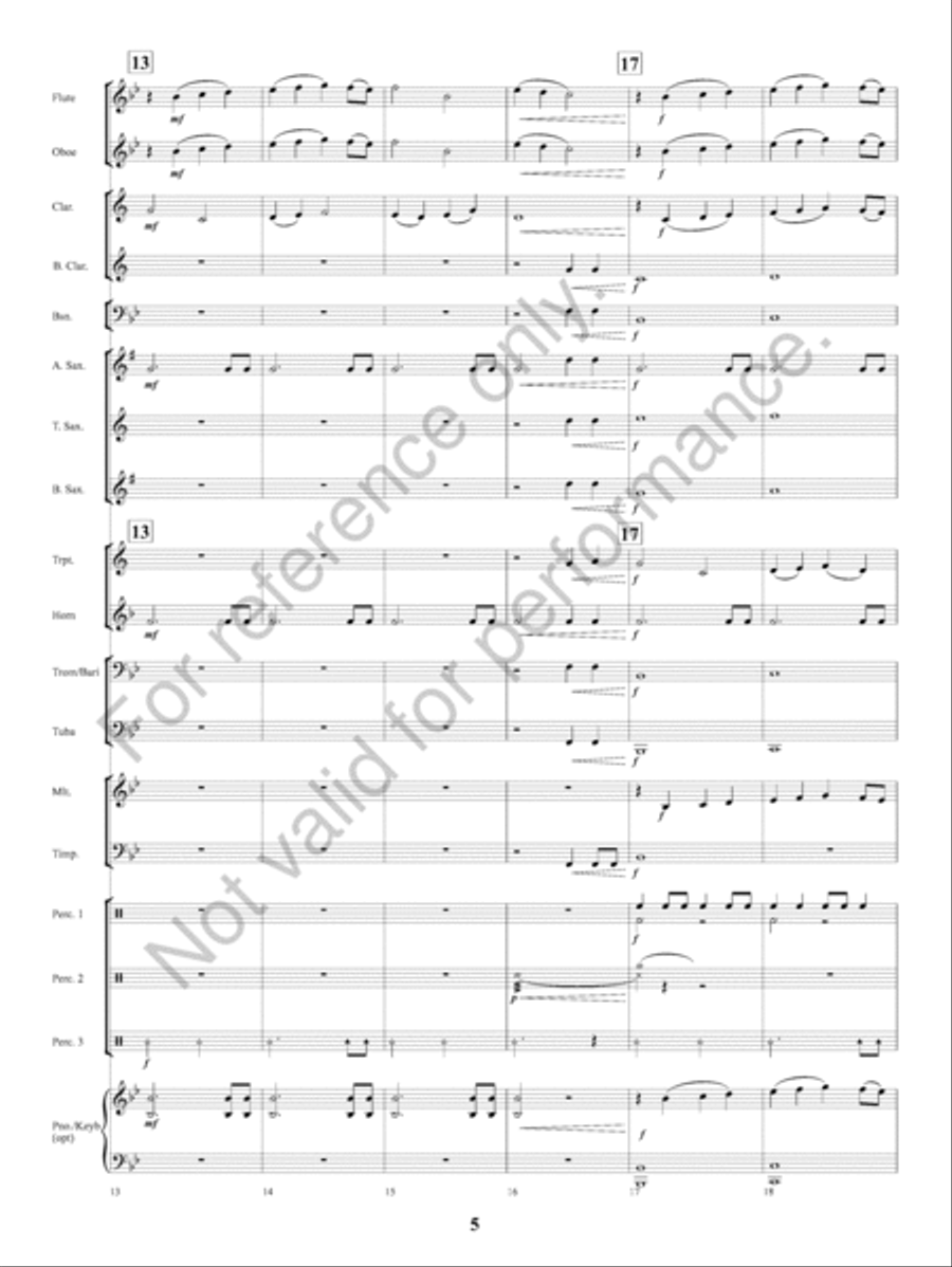 Blazon! Blazon! Concert Band scores gallery preview page 6
