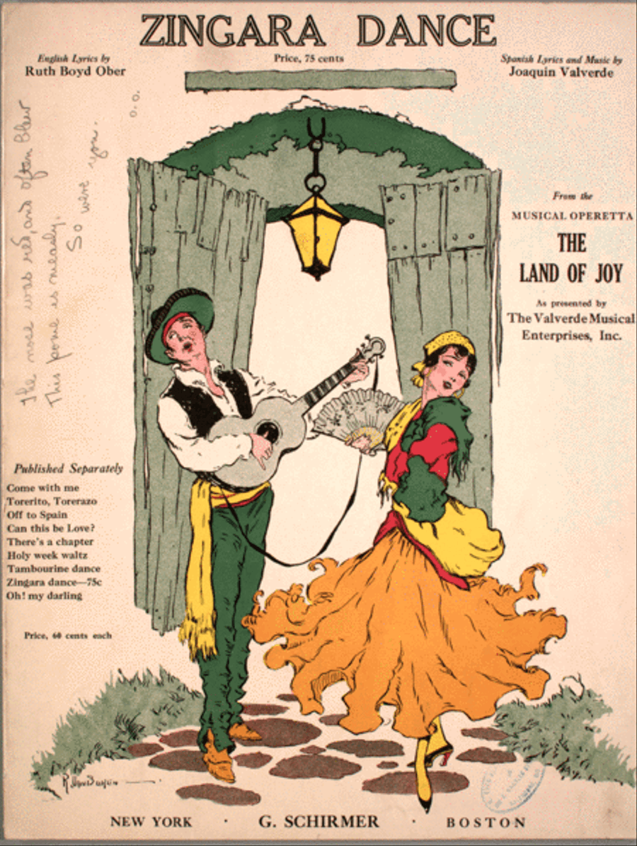 Zingara Dance Voice scores gallery preview page 1