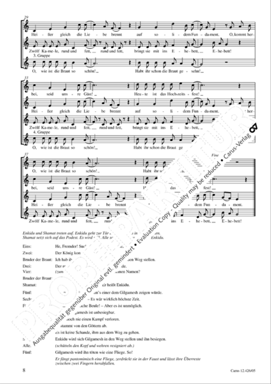 Gilgamesh - Konig von Uruk 3-Part scores gallery preview page 9