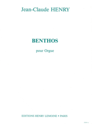 Book cover for Benthos