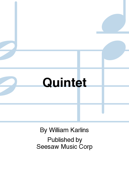 Quintet For Alto Sax.