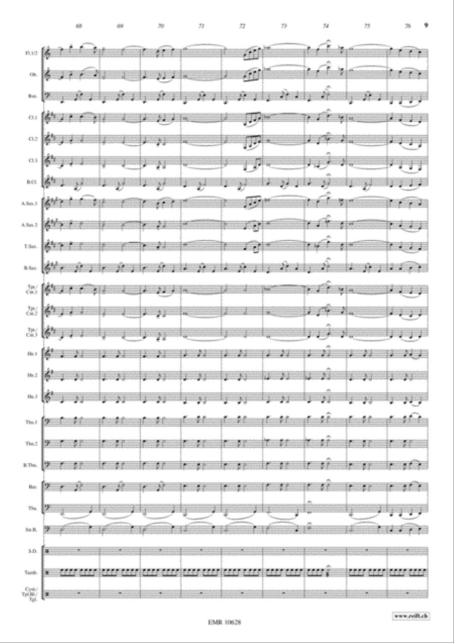 Bella Italia Bella Italia Concert Band scores gallery preview page 10