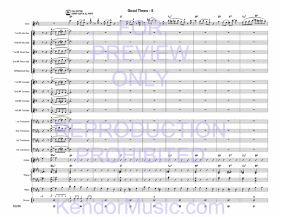 Good Times Jazz Ensemble scores gallery preview page 7
