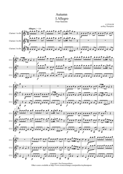 Vivaldi: The Four Seasons (Le quattro stagioni): Concerto No. 3 in F major, Op. 8, RV 293 Autumn image number null