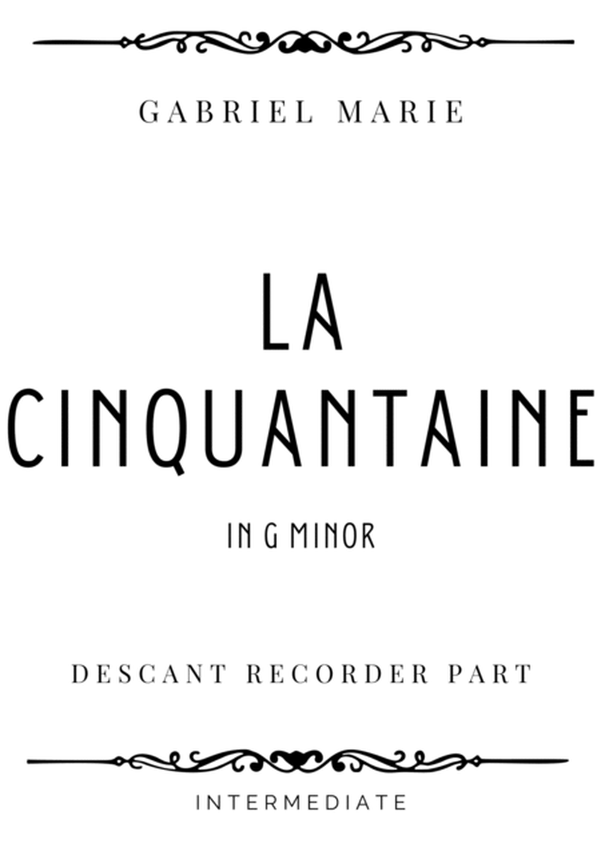 Marie - La Cinquantaine in G Minor - Intermediate image number null