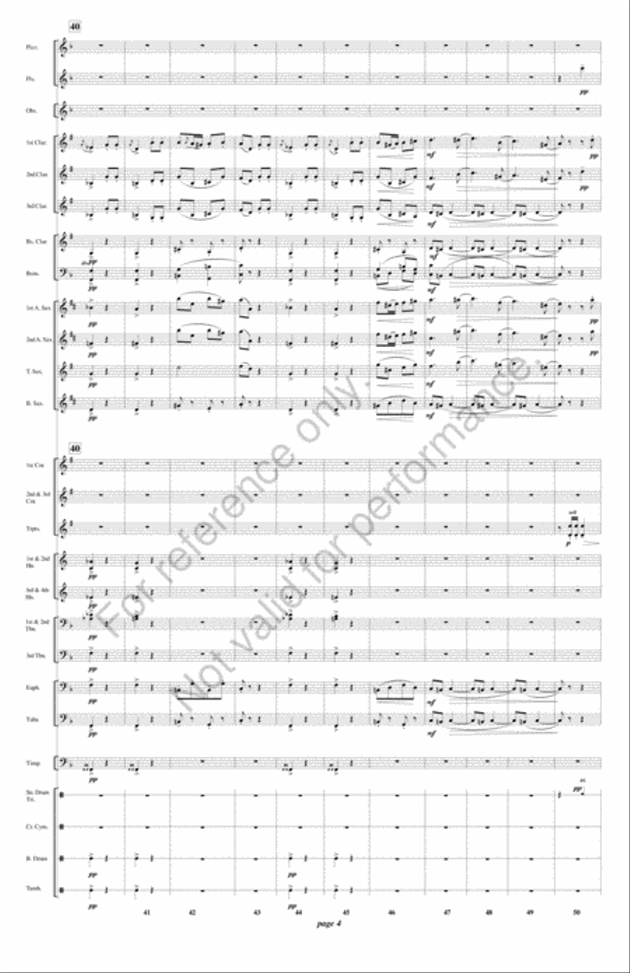 Fatinitza Concert Band scores gallery preview page 5