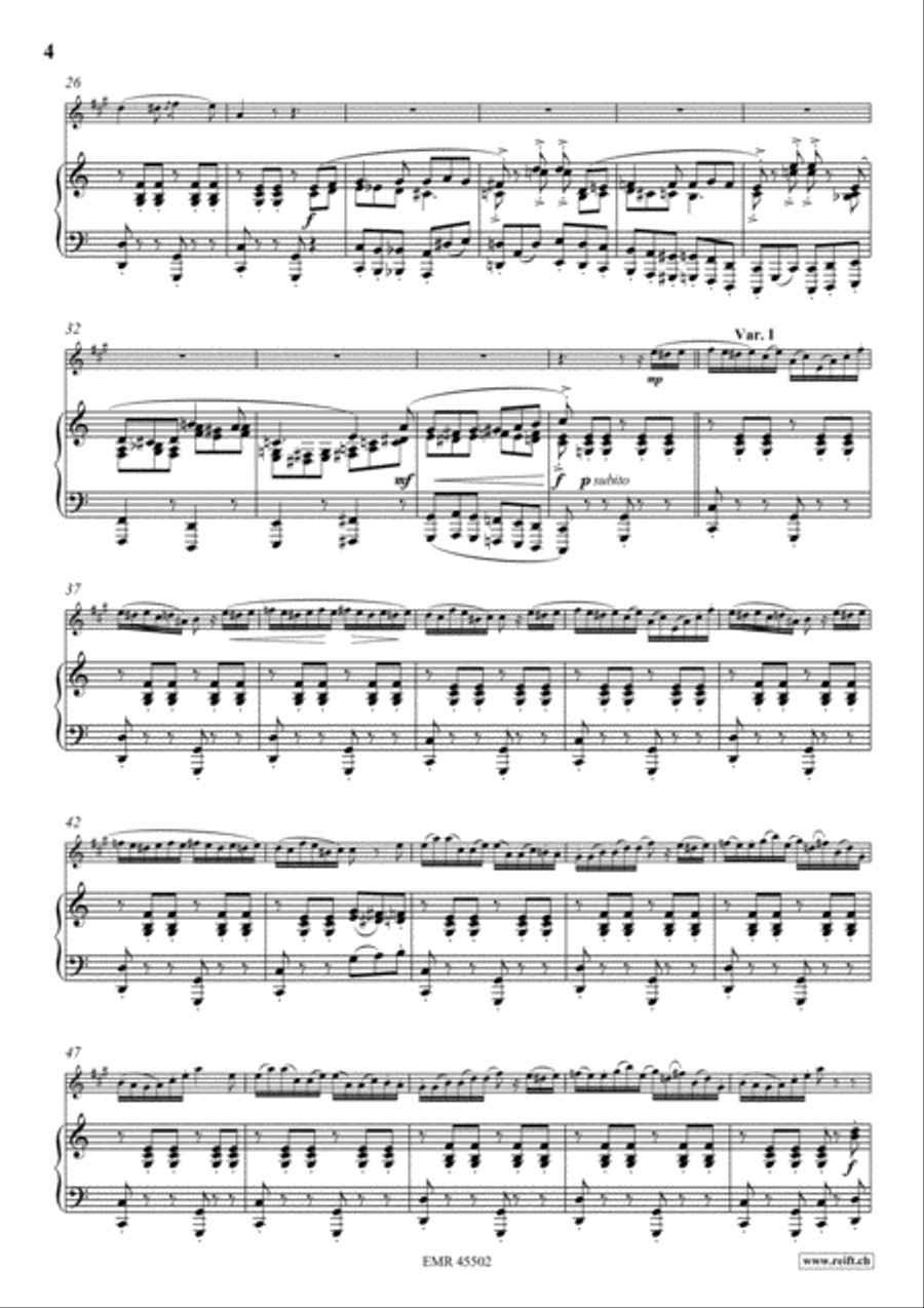 The Carnival Of Venice The Carnival Of Venice Baritone Saxophone scores gallery preview page 5